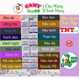  Màu Nhuộm Tóc TNT Nano Plus Collagen Lên Màu Không Cần Tẩy 