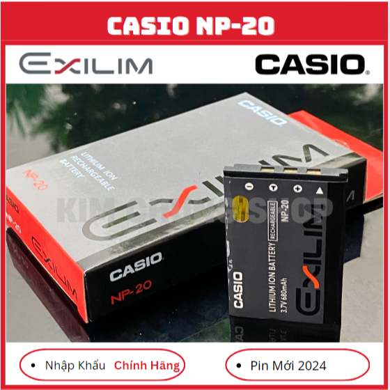 Pin Lithium Casio NP-20