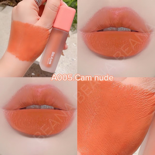 Son kem BEANA màu Cam Nude siêu mềm môi, màu chuẩn