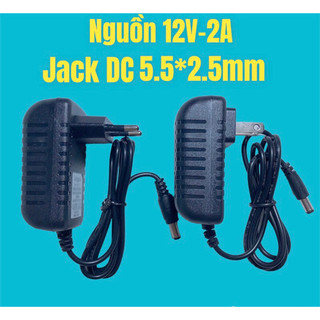Nguồn Adapter 12V 2A Dung Cho Camera Va Đèn Led Hàng Mới Chất Lượng Cao