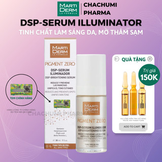 Tinh chất làm sáng da, mờ thâm martiderm pigment zero dsp serum illuminator (30ml)