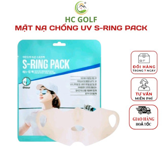 Mặt Nạ Collagen Thể Thao Ngoài Trời S-RING PACK, Chống Nắng Ngăn Tia UV, Mát Lạnh Khi Dùng - HC GOLF