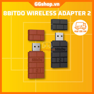 USB Receiver 8BitDo Wireless Adapter 2 kết nối Tay cầm Đa nền tảng