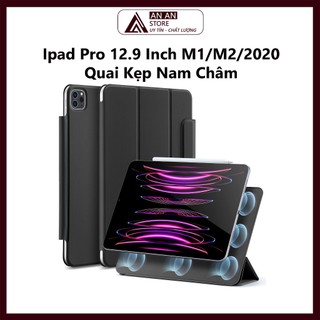 Bao Da Cho Ipad Pro 12.9 Inch M1 / M2 / 2020 Cover Nam Châm Quai Kẹp Pencil 2