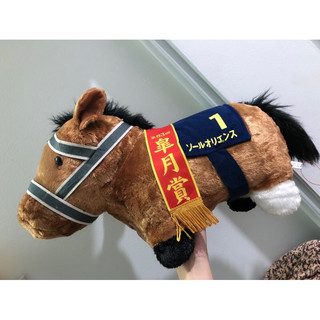 Gấu bông ngựa đua to mập 40cm