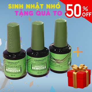 [HÀNG CHÍNH HÃNG] PHÁ GEL VINIMAY KHÔNG CẦN Ủ, MAGIC REMOVER CHANH NAIL