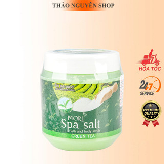 Muối tắm tẩy tế bào chết Spa Mori Trà xanh 700gr