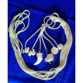 [Ship hỏa tốc HN] Xà tích móng đào 4 dây, mẫu dây vuông, mẫu bạc xưa dân tộc Thái, tày, nùng