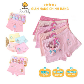 Quần chip đùi cho bé gái 9-32kg, quần chip bé gái, quần mặc trong váy LITIBABY. Chất cotton mềm mát, co giãn tốt