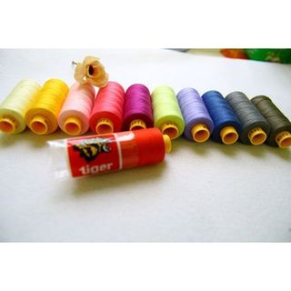 Set 10 cuộn chỉ may Tiger cuộn 400m