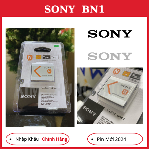 Pin Lithium Sony NP-BN1 Cho Sony Cyber-Shot W310, W530, W610, W630, W800, W830, TX10, TX100V