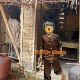 Bà ba nông dân nâu cho bé (8-45kg) - PHI LỤA