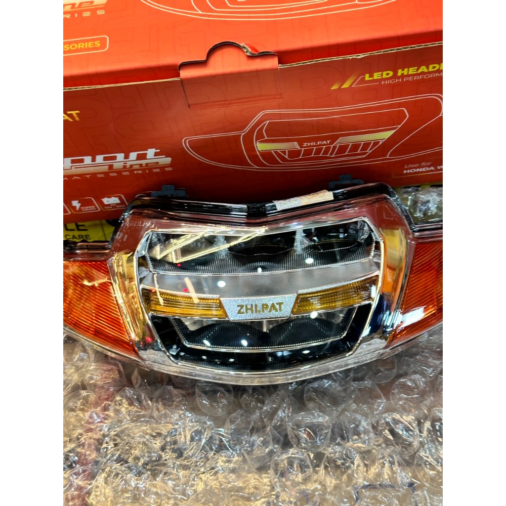 Đèn trước Zhipat Led 2 tầng xe Wave ZX / Wave Alpha