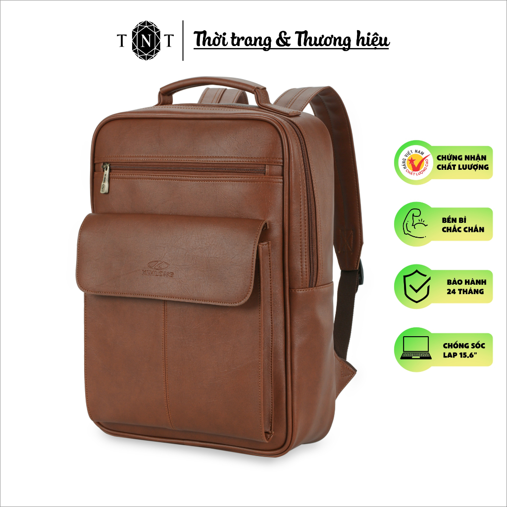 Balo Da Unisex Nam Nữ, Đi Học, Đi làm, Laptop chống sốc 15.6inch,Thời trang,Bền bỉ,Bảo hành, Mã B633