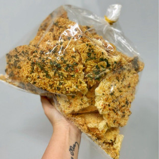 500g cơm cháy chà bông/mắm hành bể vụn đủ loại