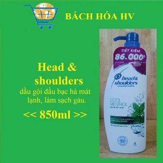 Dầu gội Head & Shoulders 850ml (bạc hà) - BACH HOA HV
