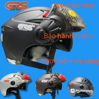 Mủ bảo hiểm grs 966 2 kính an toàn chắc chắn