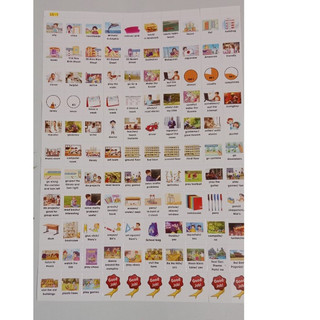 Sticker từ vựng tiếng anh lớp 5- Bộ Giáo Dục . Giáo cụ dạy học.
