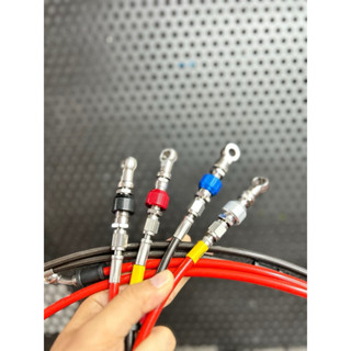 dây dầu hel inox có ngắt dầu giả tròn - gắn heo 2pis chuẩn form