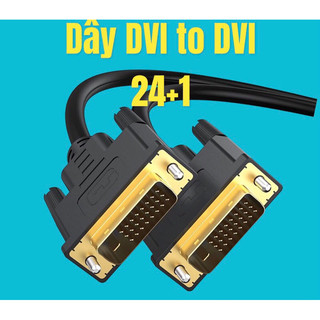 Dây cáp dvi 1.5m - dây cáp kết nối 2 đầu dvi dài 1.5m bọc lưới chất lượng