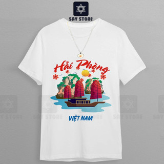 Áo thun du lịch Hải Phòng mẫu shop thiết kế