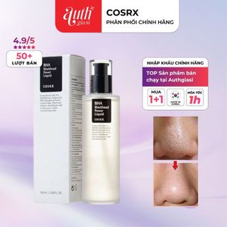 Tẩy da chết hóa học Cosrx BHA Blackhead Power Liquid TDC giảm mụn đầu đen, lỗ chân lông to 100ml