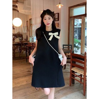  Váy babydoll suông nơ 40 - 110kg điệu đà Đầm bigsize basic đi chơi đi tiệc siêu xinh 