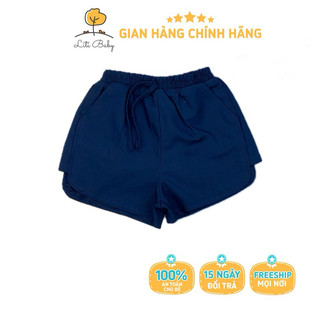 Quần soóc kaki bé gái 2-10y . Chất kaki mềm mát, thấm hút mồ hôi, ít nhăn nhàu