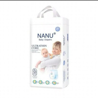  Bịch 50 miếng bỉm dán quần Nanu cao cấp cho con yêu size M L XL XXL 4Xl 5XL 