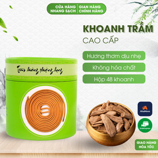 Nhang Vòng Trầm Hương Nhang Xanh – Hương Trầm Tự Nhiên Đem Lại Sự Thư Giãn - Thời Gian Cháy 3H