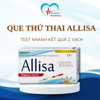 [ Che Tên ] Com Bo 10 Hộp Allisa, Test Thử Thai, Que Thử Thai Alisa, Test Bản To, Đạt Chuẩn Xuất Âu