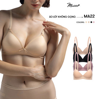 Áo Lót Nữ Mustoto Trơn Mút Mỏng 0,2cm Không Gọng Thoải Mái Thoáng Mát (MA22)