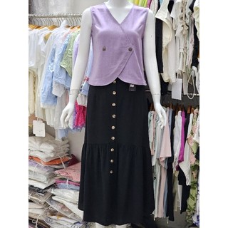 Áo croptop kiểu vạt đắp