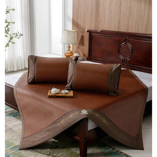 Chiếu mây lạnh B.D Cool viền vải nhập khẩu- chiếu mây đa năng chun cài 4 góc không kèm gối đủ size