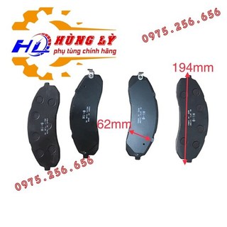 Má phanh trước kia bongo3 k3000 má phanh trước kia-k3000 hiq đỏ