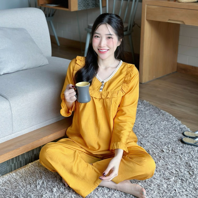 EVERMOM l Đồ bộ bầu DÀI ĐŨI mặc bầu và ở cữ quần có chun điều chỉnh cho mẹ bầu và sau sinh