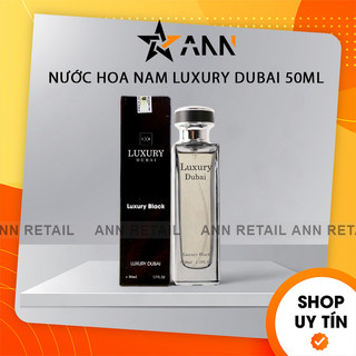 Nước hoa luxury dubai black màu đen mùi nam 50ml