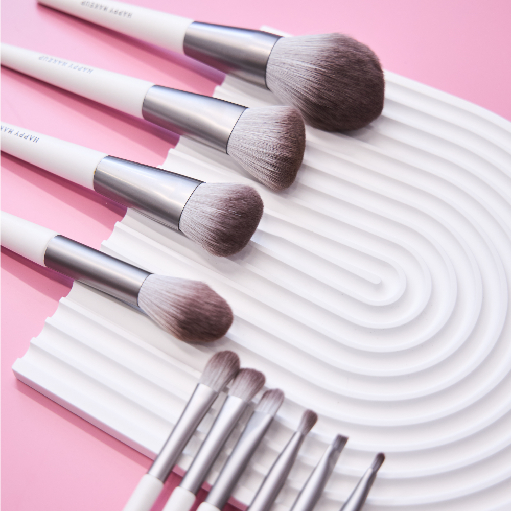Bộ Cọ Trang Điểm 10 Cây Happy Makeup Chuyên Makeup Cá Nhân Lông Siêu Mềm SHUSHU COSMETICS