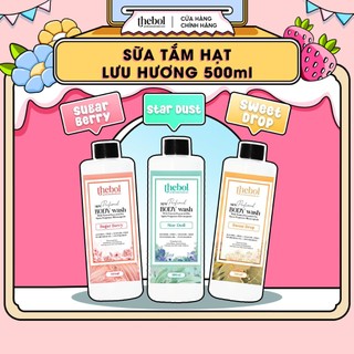 Sữa Tắm nước Hoa THEBOL lưu hương thơm lâu, quyến rũ 500ml ( hạt lưu hương )