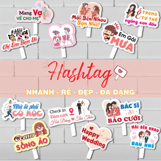 Hashtag cầm tay chụp ảnh đám cưới p4