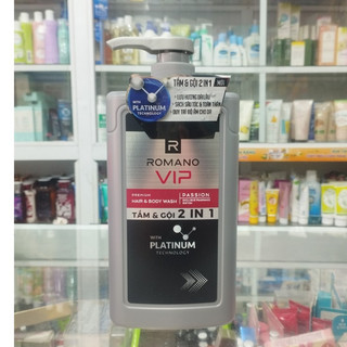 Tắm gội romano vip 2 trong 1 hương passion 650gr