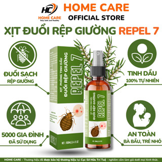 Xịt Phòng Tinh Dầu Đuổi Rệp Giường REPEL 7, Xịt Đuổi Rệp Giường Thành Phần Thiên Nhiên, An Toàn, Hiệu Quả chai 100mL