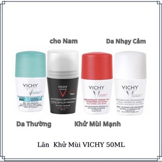 Lăn khử mùi vichy 50ml date mới (9x)