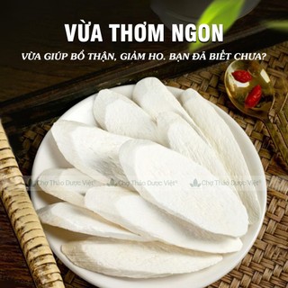 Hoài sơn 500g, củ mài khô, thái lát, không tẩy trắng, dùng hầm canh, nấu cháo, tiềm gà, tốt cho tiêu hóa