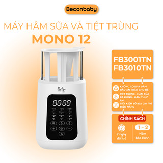 Máy hâm sữa và tiệt trùng siêu tốc Fatzbaby mono 6, mono 7, mono 12 thiết kế nhỏ gọn kèm dã đông và hâm thức ăn