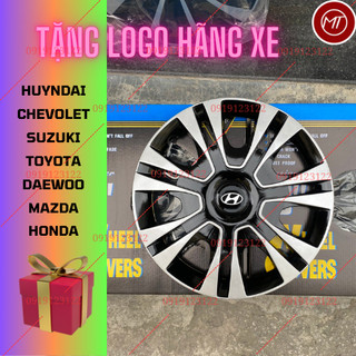 1 chiếc Ốp (chụp) mâm lazang 12, 13, 14, 15 inch hoa mai cho xe ô tô
