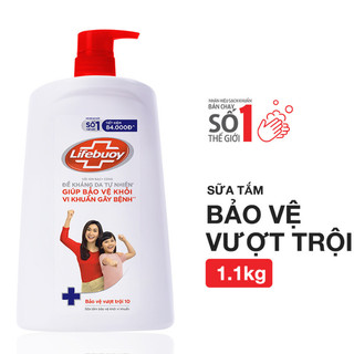 Sữa Tắm Lifebuoy Bảo Vệ Vượt Trội 10 1.1Kg