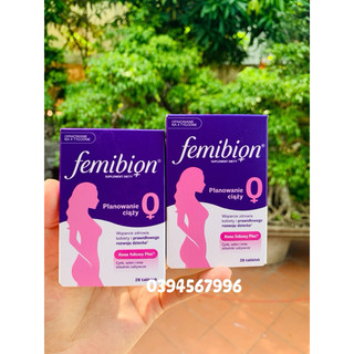 (MẪU MỚI) Femibion 0 (4 tuần) chuẩn bị mang thai