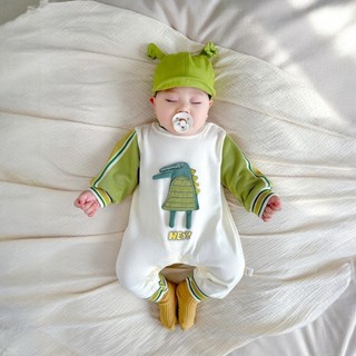 Bodysuit cho bé Body dài tay bé trai bé gái vải cotton áo liền quần trẻ sơ sinh SLT119