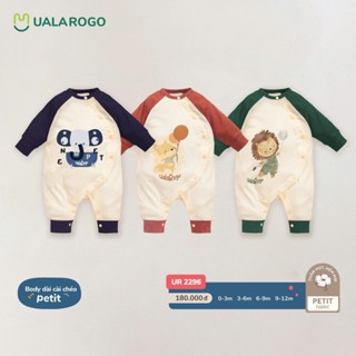 Bộ Body Cài Chéo Hoạ Tiết Thú Cưng Cho Bé Từ 0-12M UR 2296